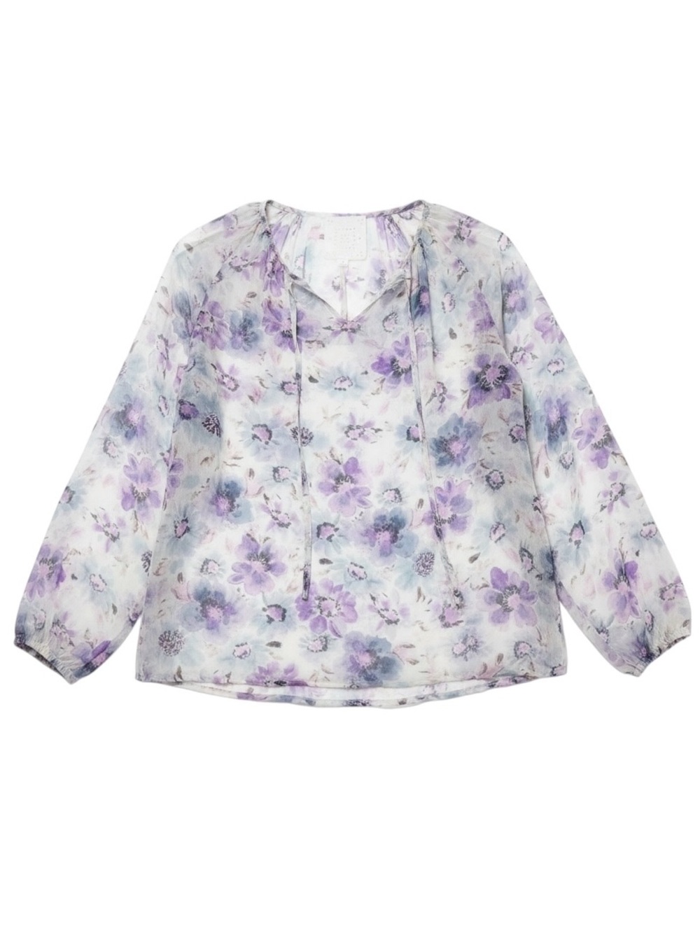 Johnny Was Glinda Silk Peasant Blouse NWT Size Small
